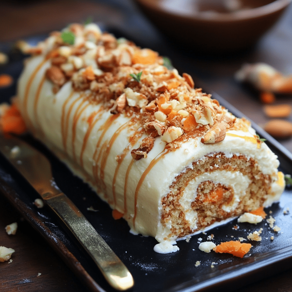 Carrot Cake Roll Recipe