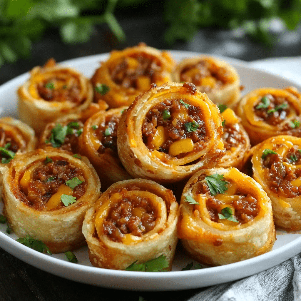 Air Fryer Crispy Taco Pinwheels