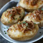 French Onion Stuffed Potatoes