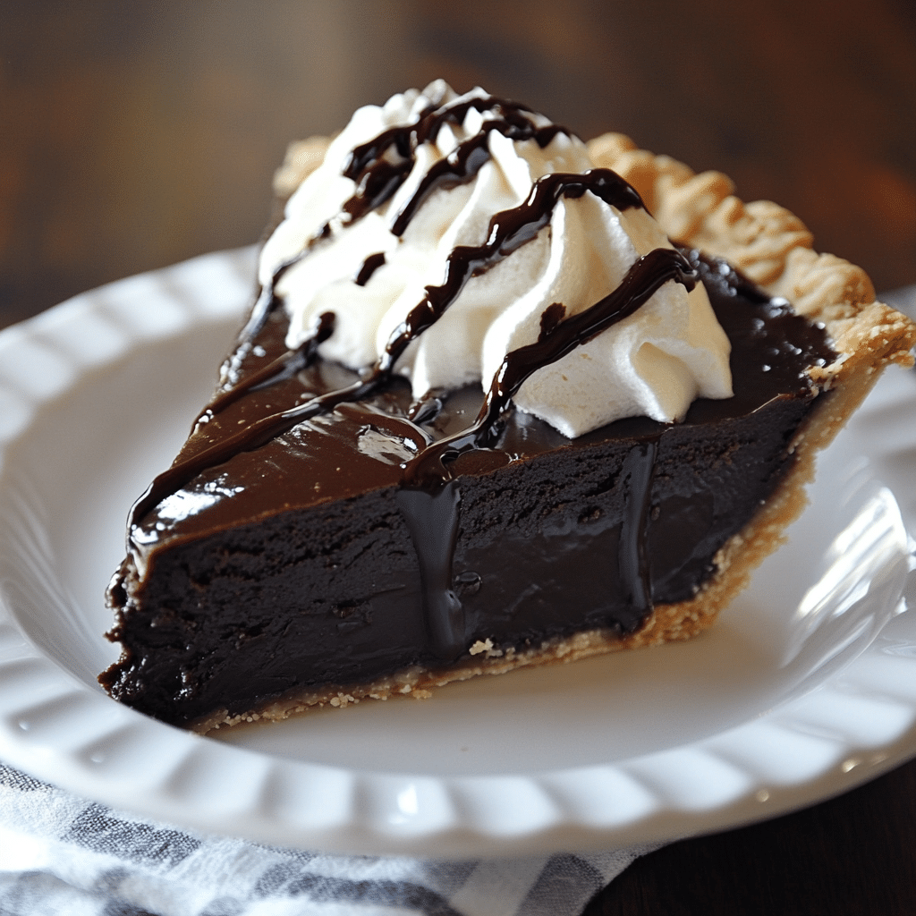 Hot Fudge Pie Recipe