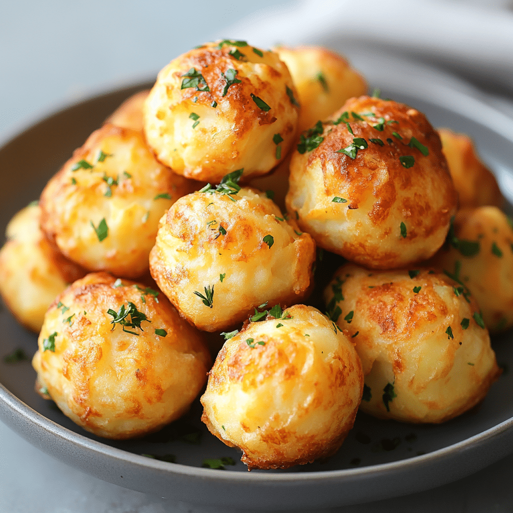 Leftover Mashed Potato Cheese Puffs