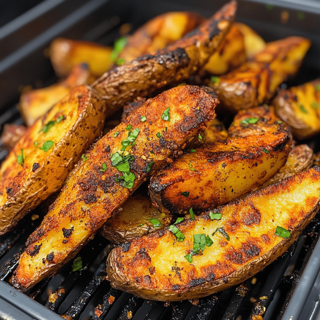 Air Fried Potato Wedges