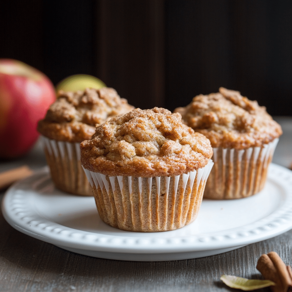 Cinnamon Applesauce Muffins