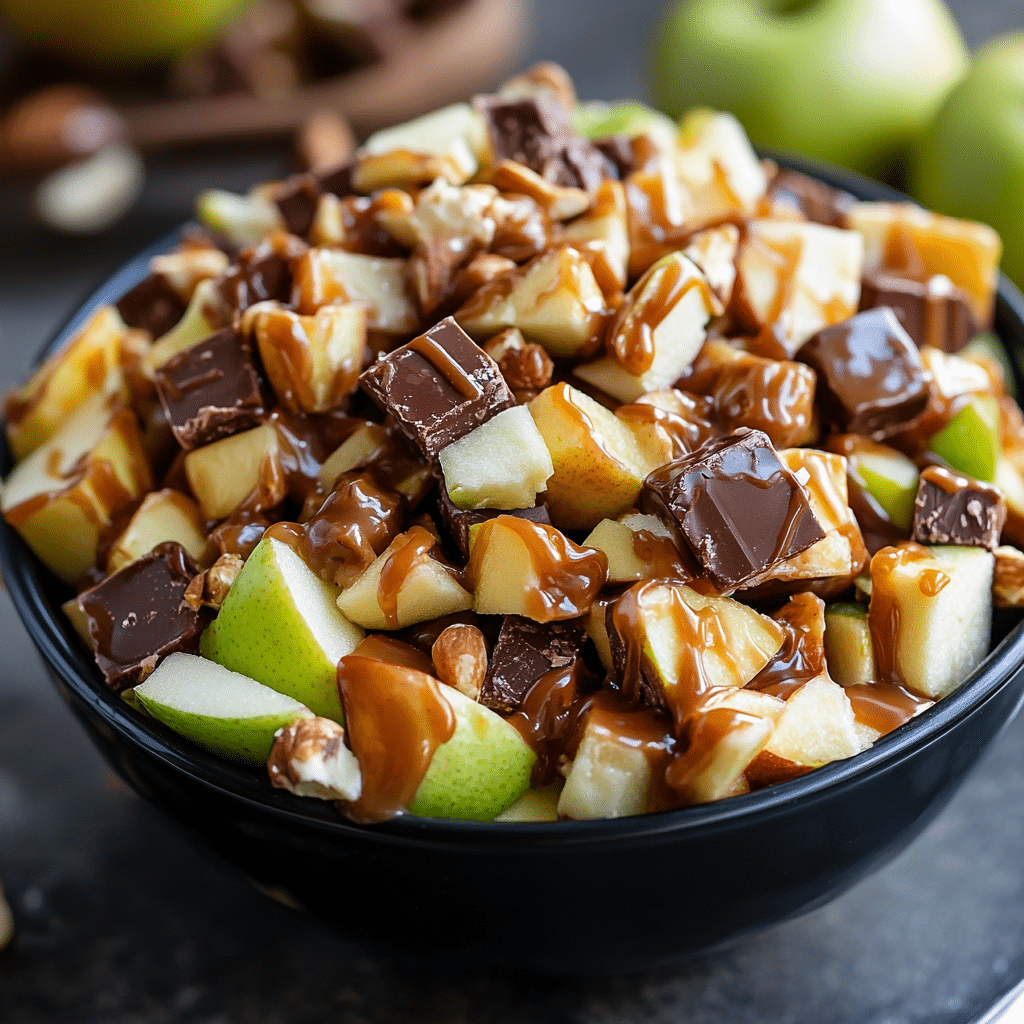 Snickers Caramel Apple Salad