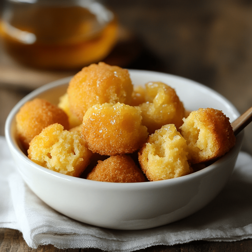 Southern Honey Butter Cornbread Poppers