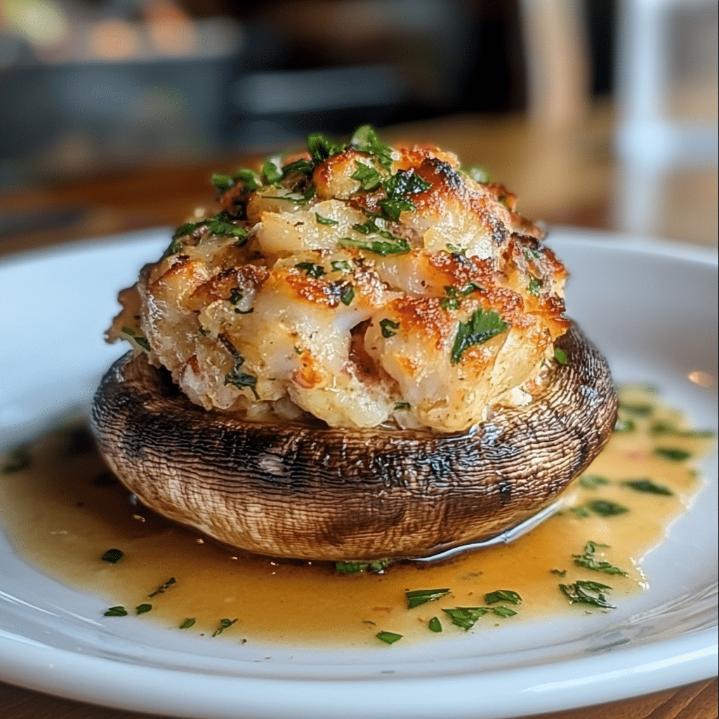 Crab Stuffed Mushrooms