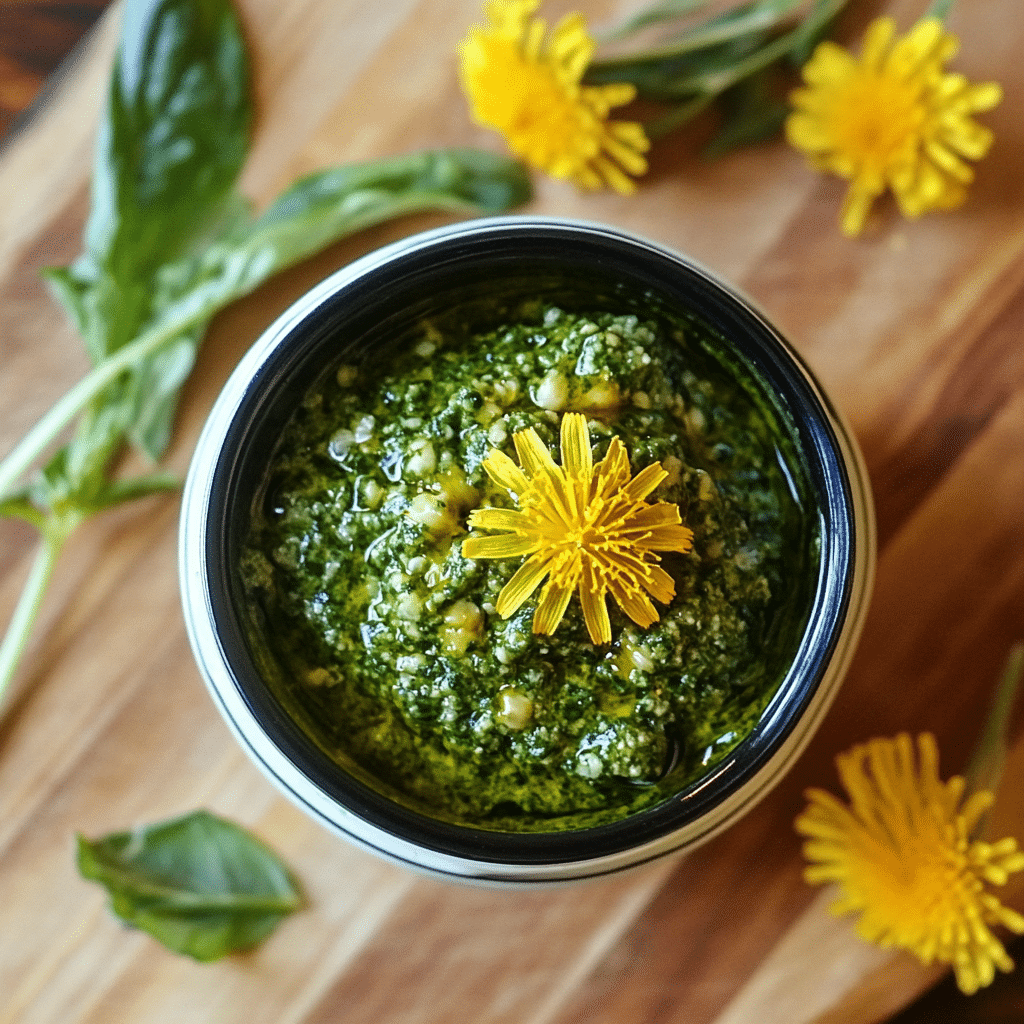 Dandelion Pesto