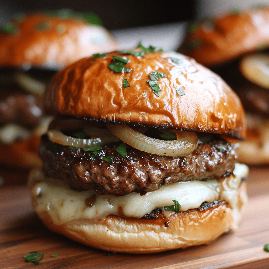 French Onion Burgers