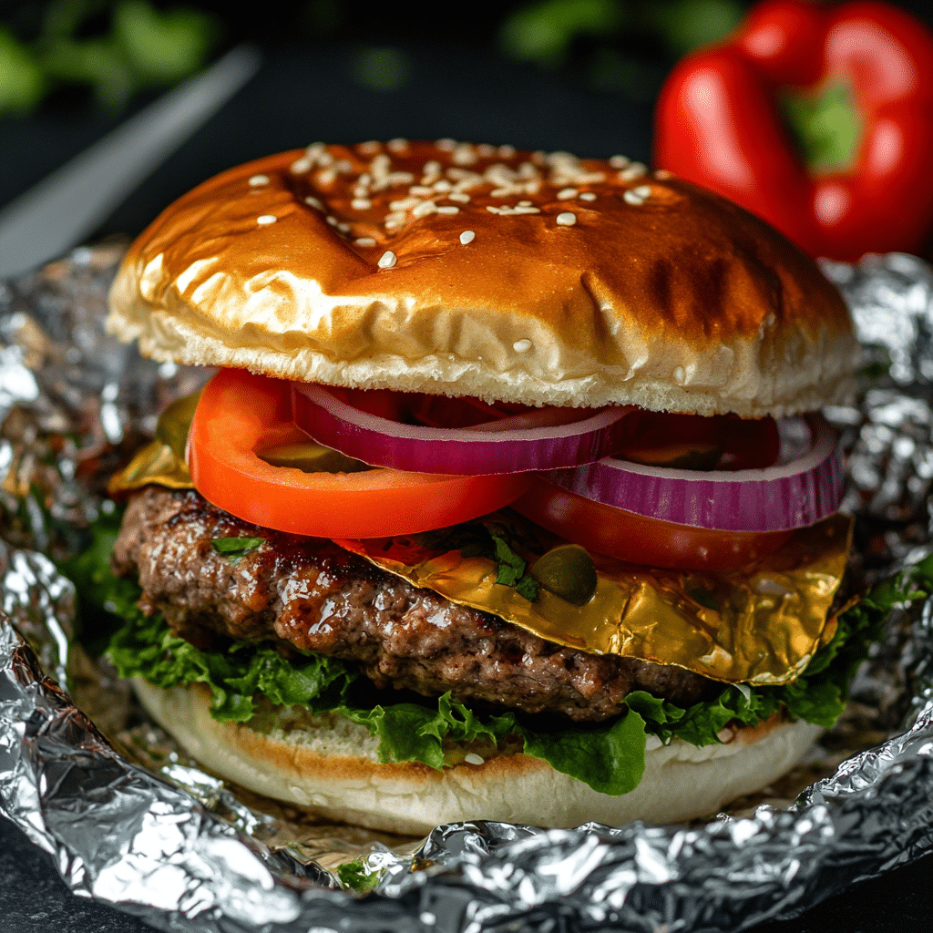 Burger Dinner Foil Packets