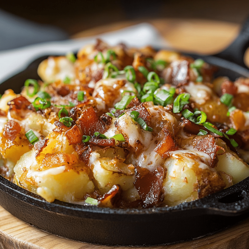 Blackstone Loaded Smashed Potatoes