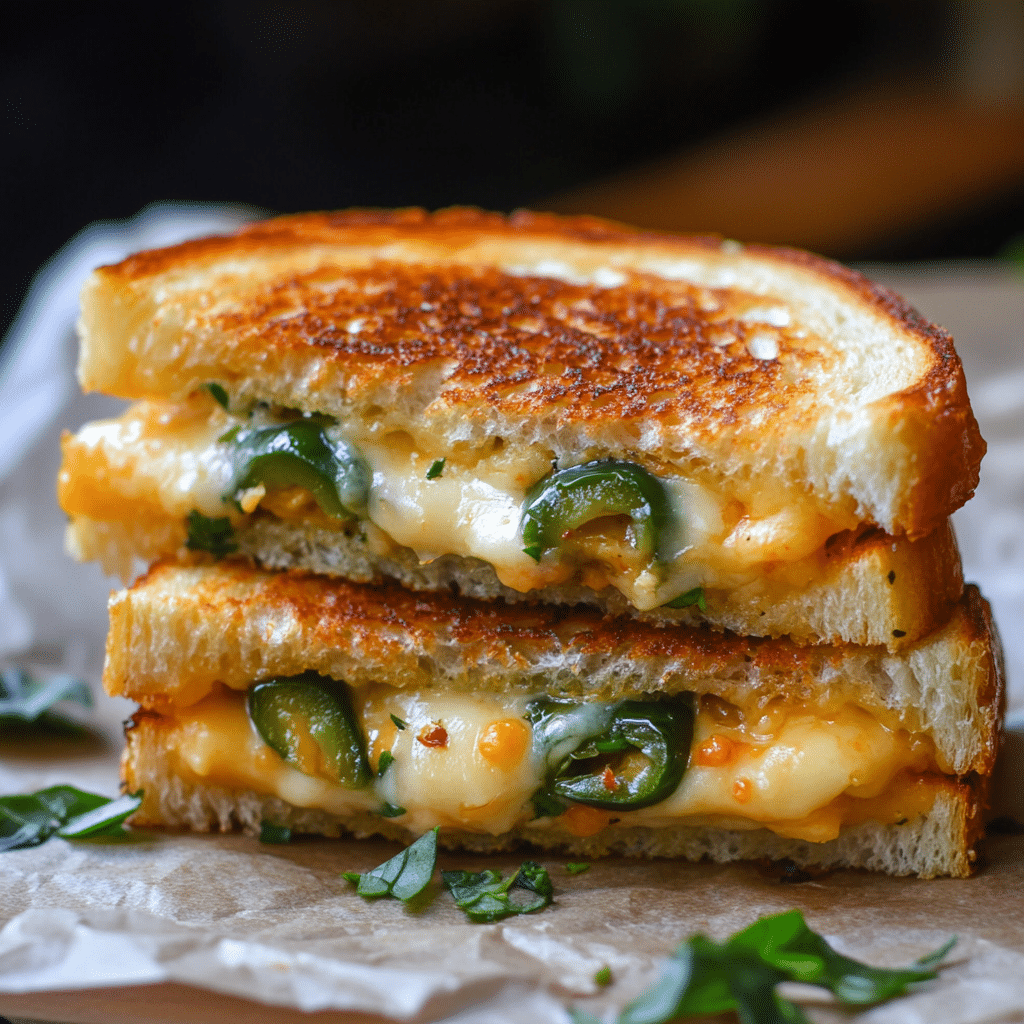Jalapeño Popper Grilled Cheese