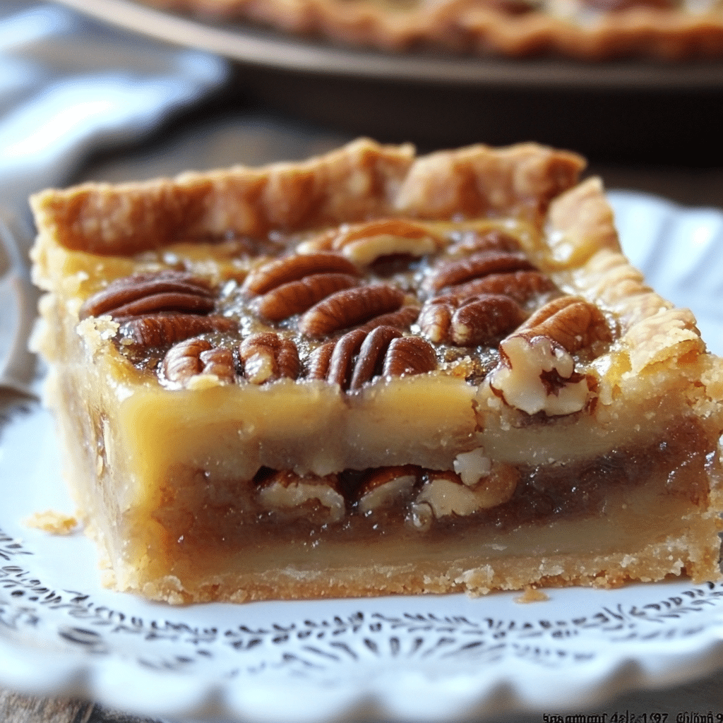 Lazy Girl Pecan Pie Bars