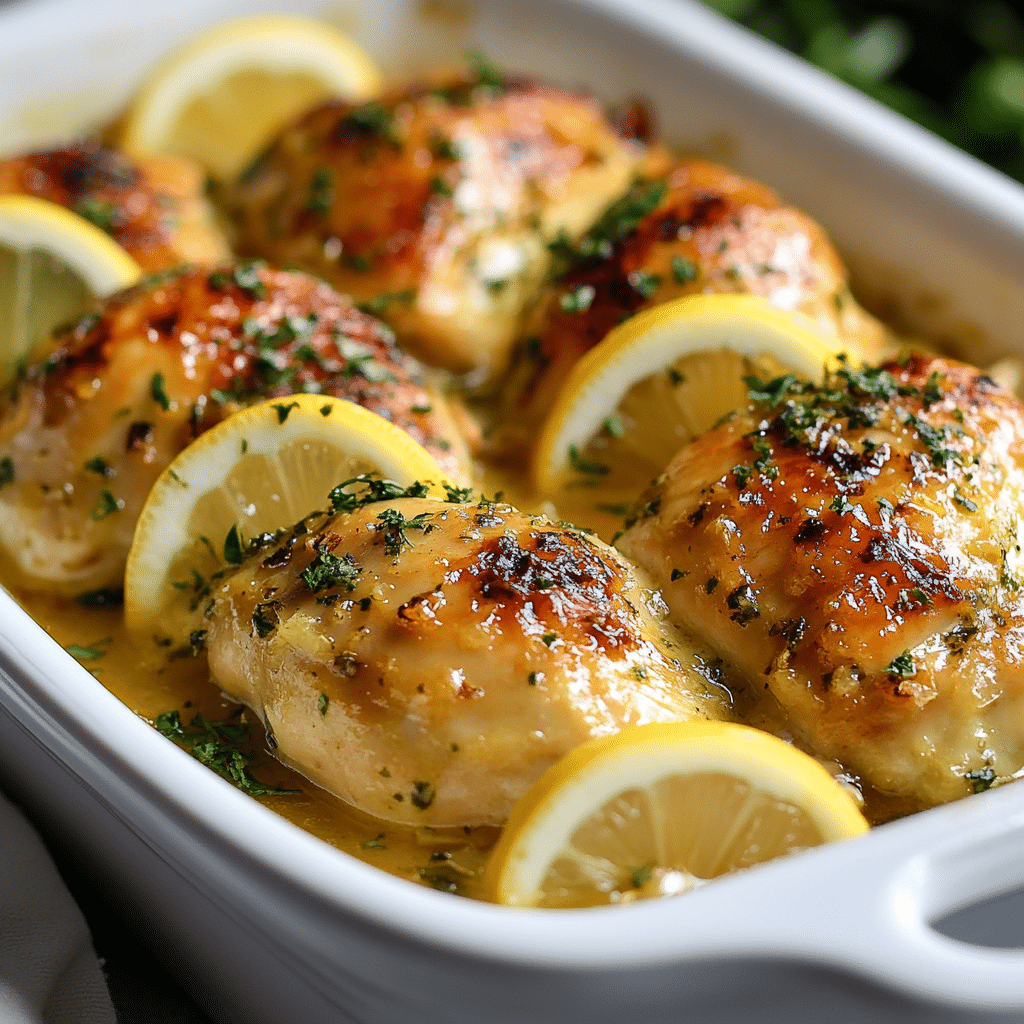 Baked Lemon Butter Chicken