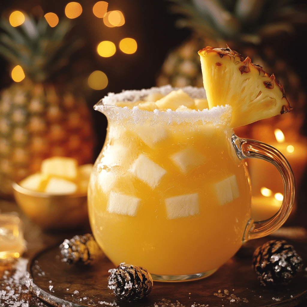 Snowy Pineapple Punch