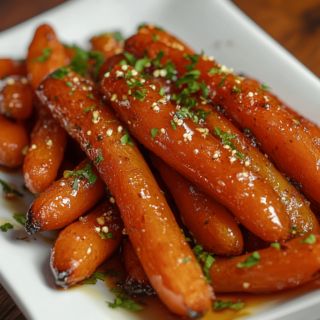 Honey Glazed Roasted Baby Carrots