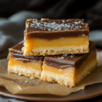 Decadent Layered Caramel Shortbread Bars