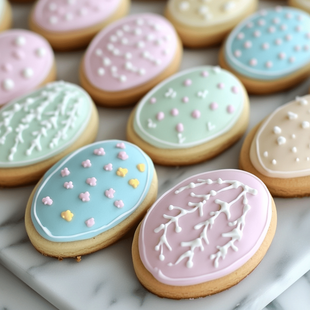 Easter Egg Sugar Cookies