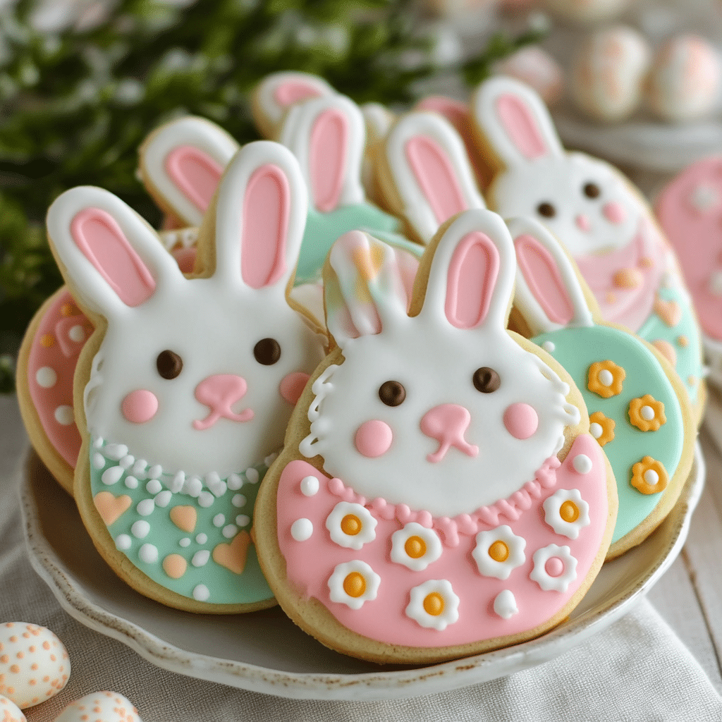 Easter Bunny Sugar Cookies