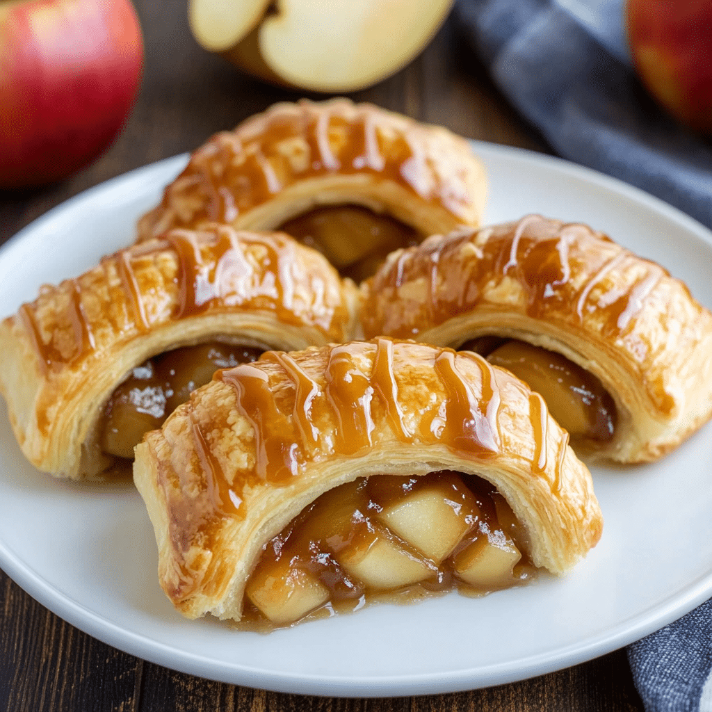 Caramel Apple Pie Crescent Rolls