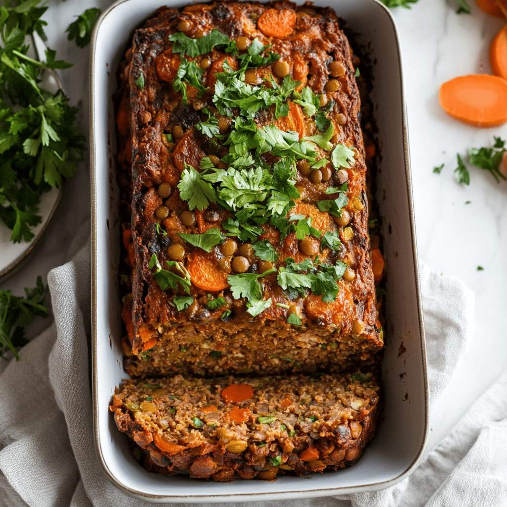 The Ultimate Vegetable Lentil Loaf