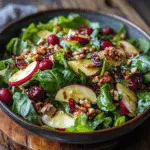 Winter Salad with Homemade Vinaigrette