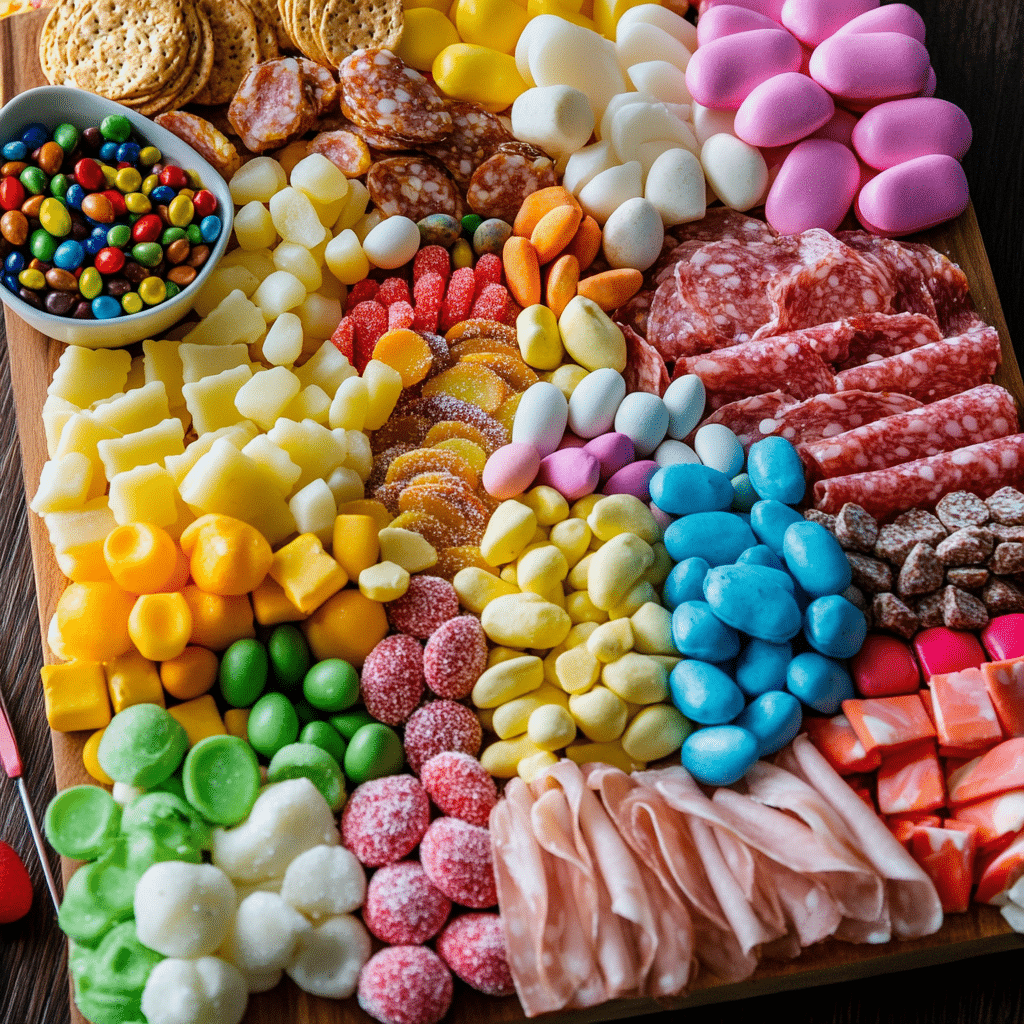 Easter Candy Charcuterie Board