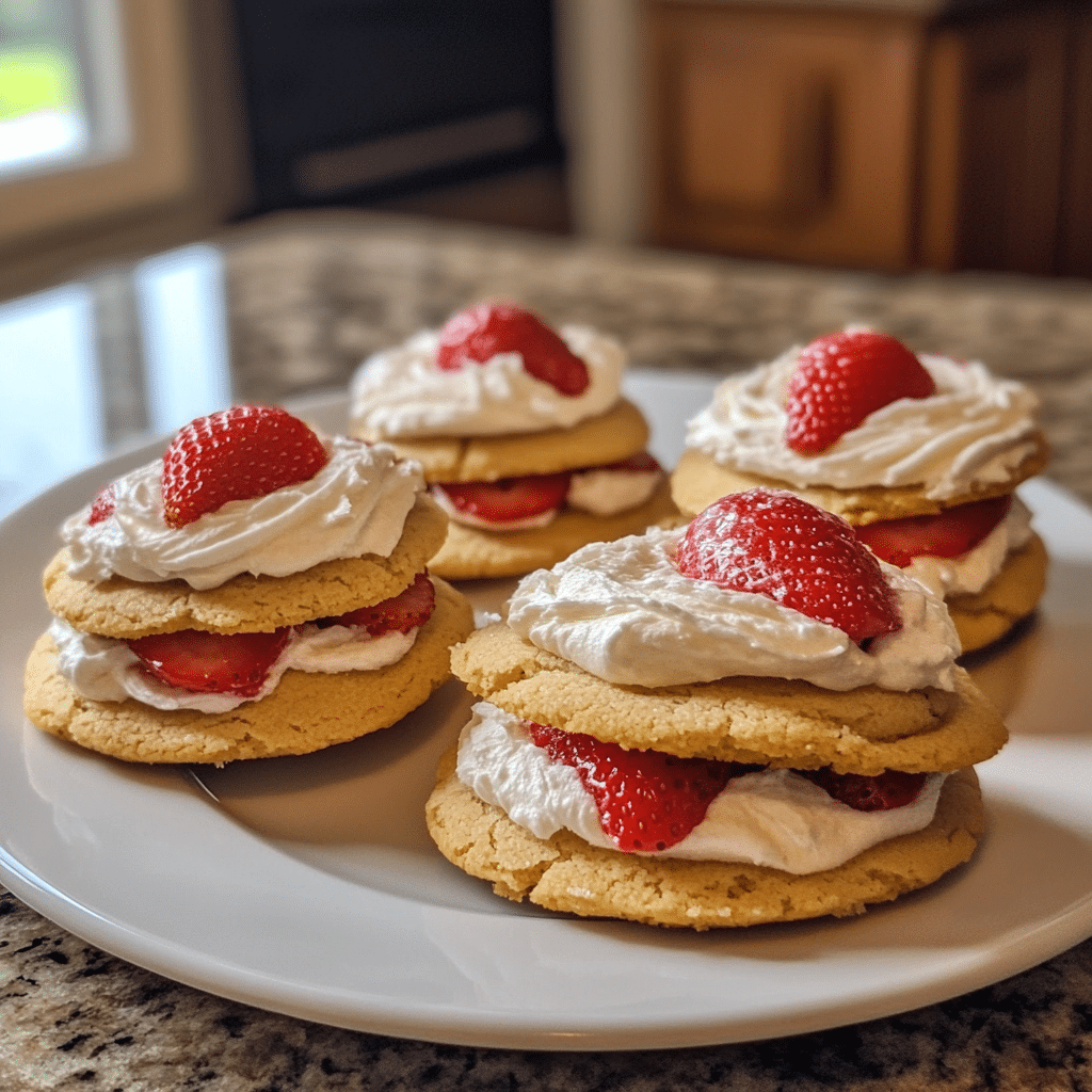 Strawberry Shortcake Cookies