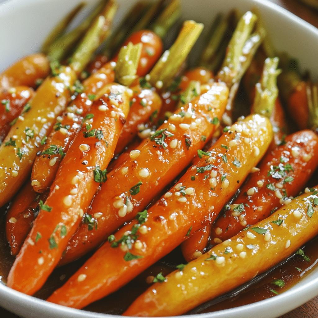 Honey Glazed Roasted Baby Carrots