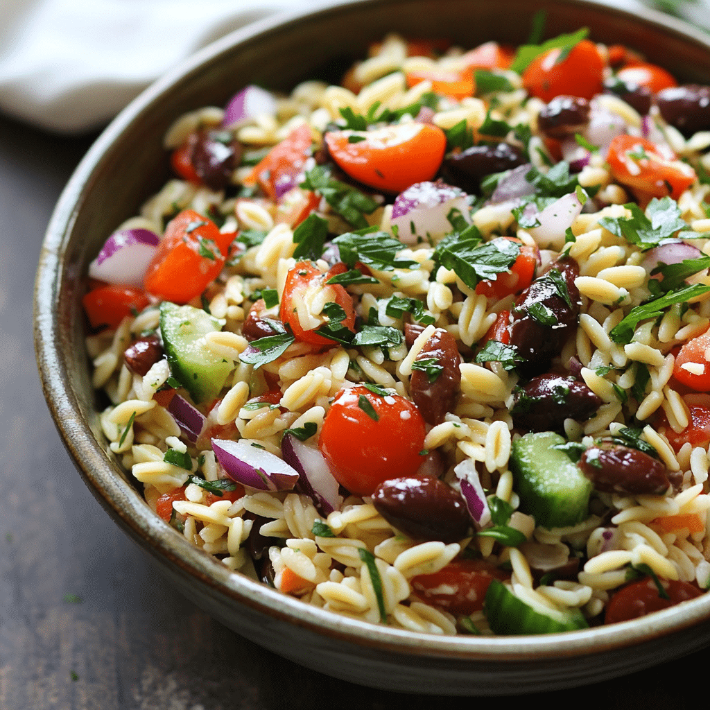 Mediterranean Orzo Salad