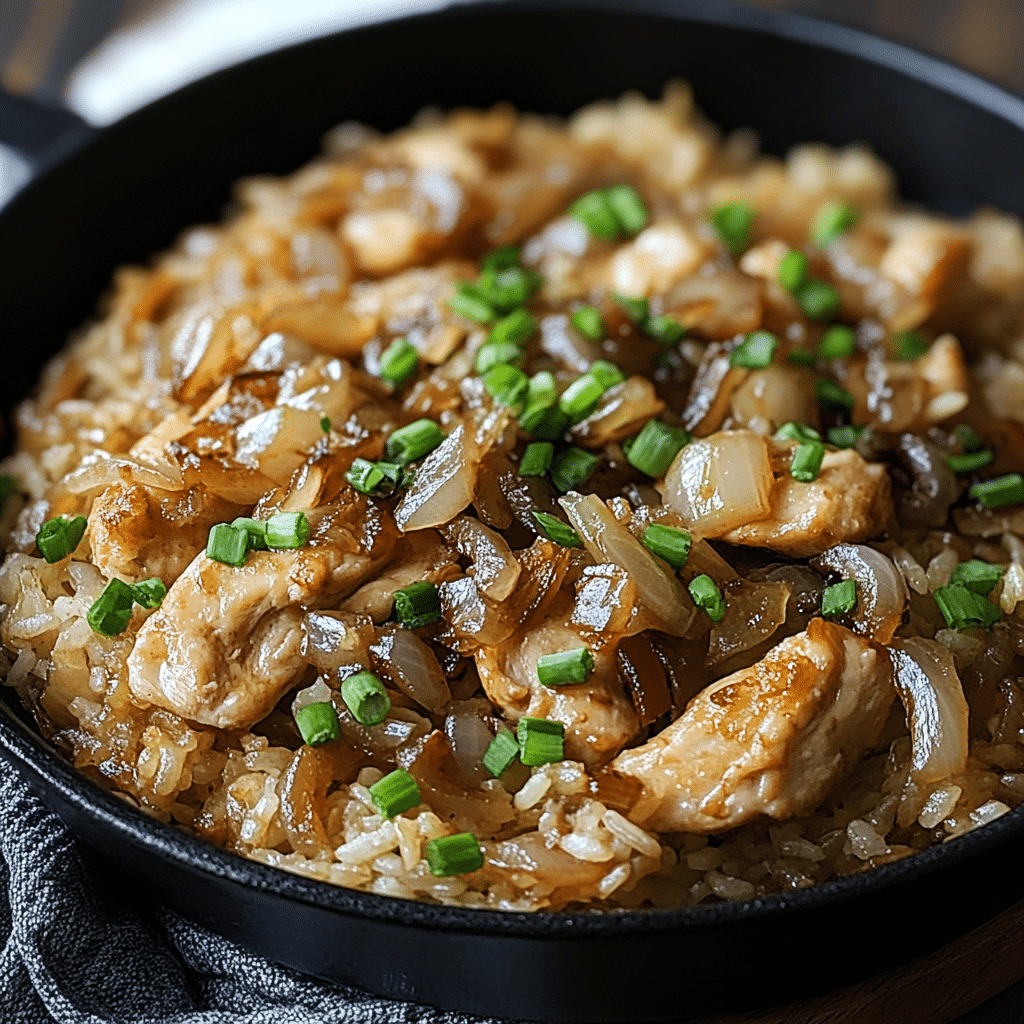 French Onion Chicken Rice