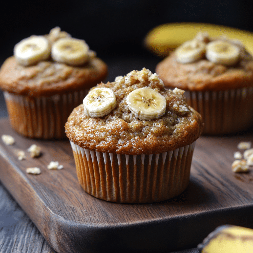 Moist Banana Muffins