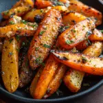 Garlic Butter Roasted Carrots