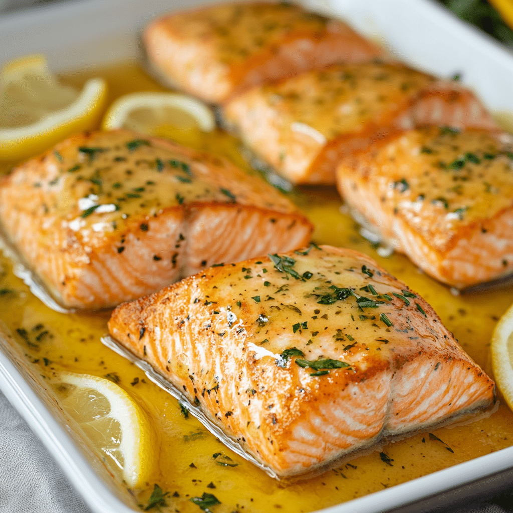 Easy Lemon Butter Salmon