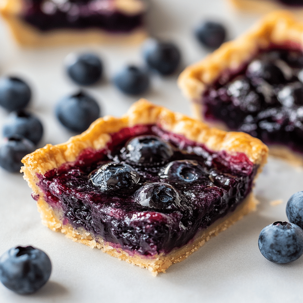 Easy Blueberry Pie Bars