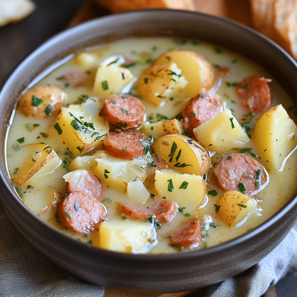 Kielbasa Potato Soup