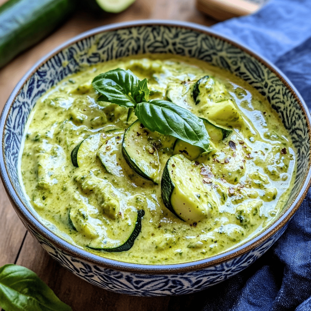 Creamy Zucchini Sauce