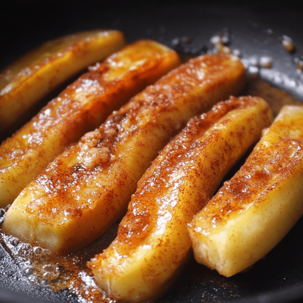 Pan-Fried Cinnamon Bananas