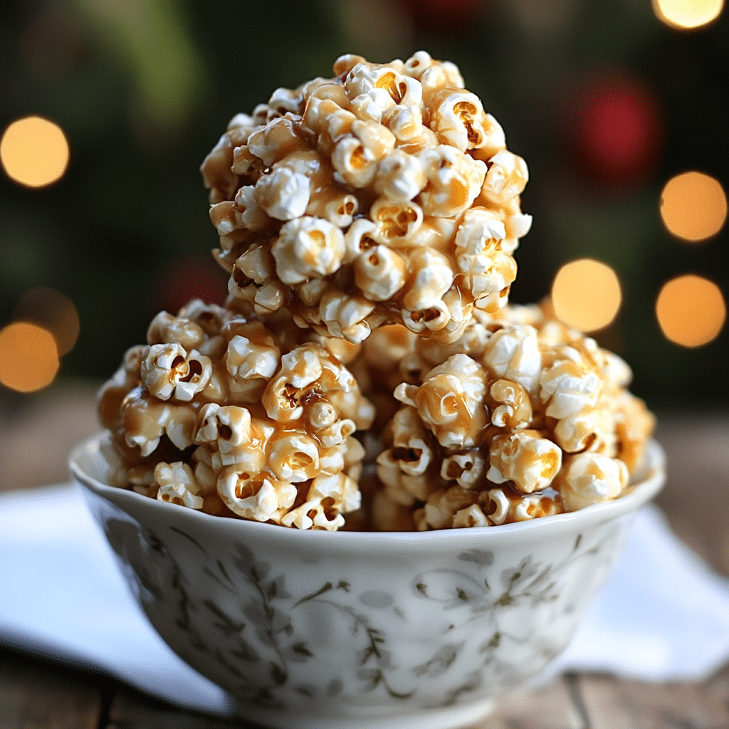 Caramel Popcorn Balls