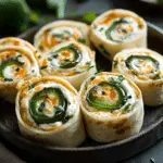 Jalapeno Popper Cream Cheese Pinwheels with Tortillas