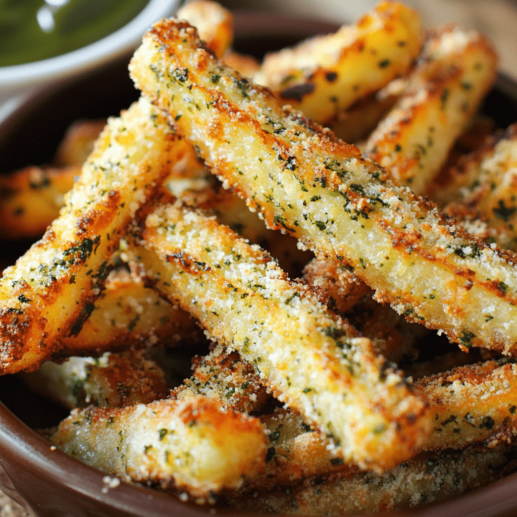 Baked Parmesan Zucchini Fries