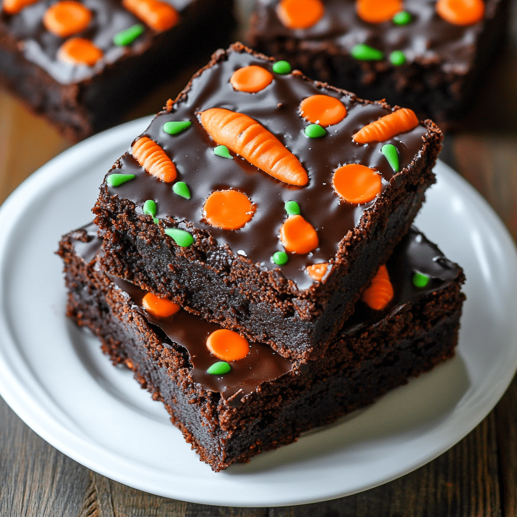 Carrot Patch Brownies