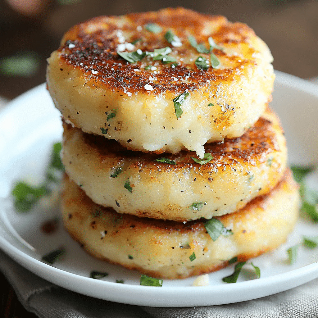 Parmesan Mashed Potato Cakes