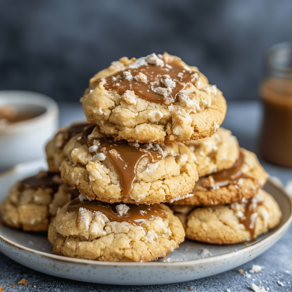 Salted Caramel Cheesecake Cookies Recipe