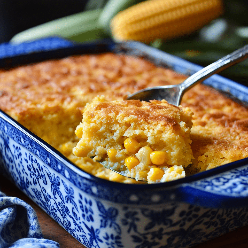 Sweet Corn Spoonbread Casserole