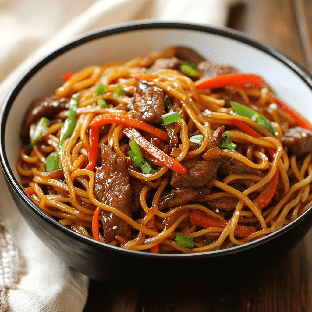 Beef Lo Mein Recipe