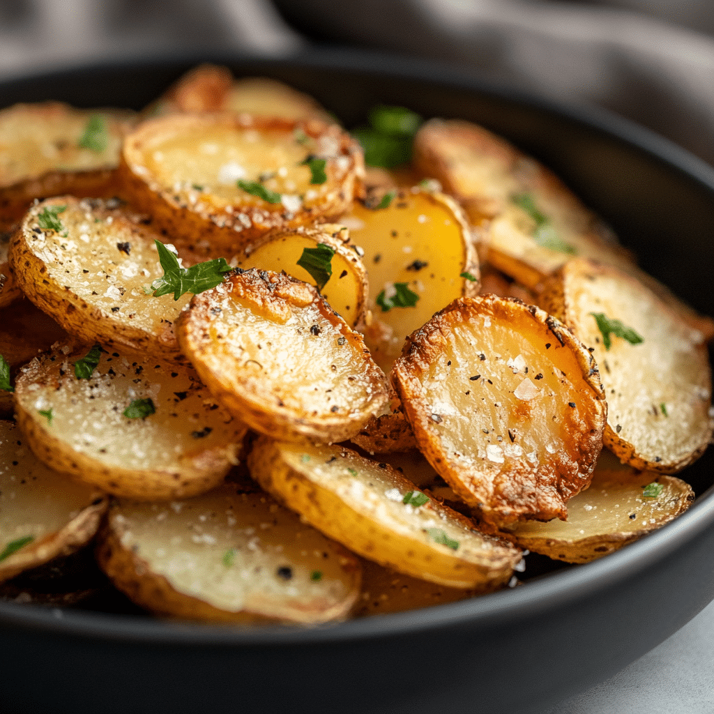 Air Fryer Sliced Potatoes