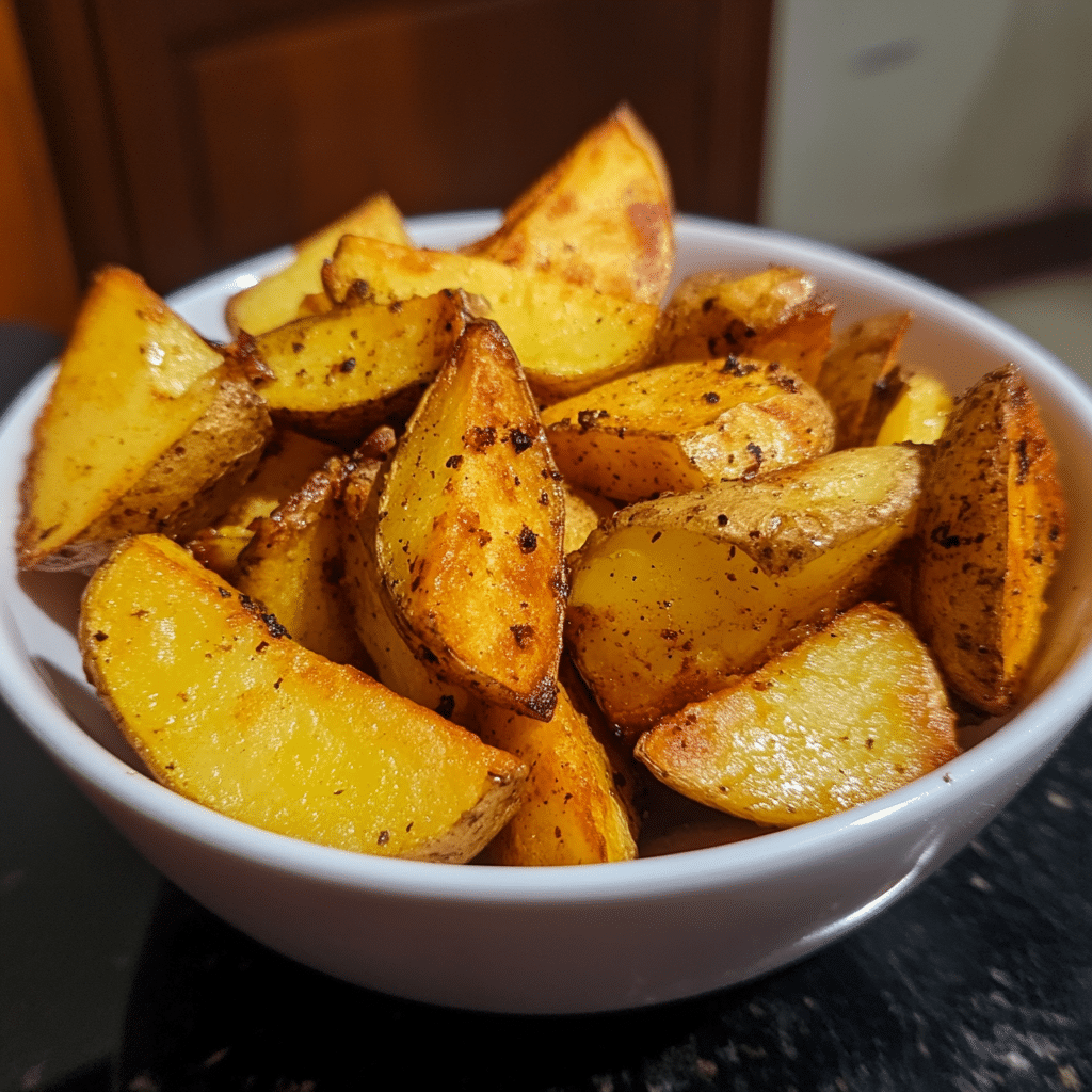 Air Fried Potato Wedges