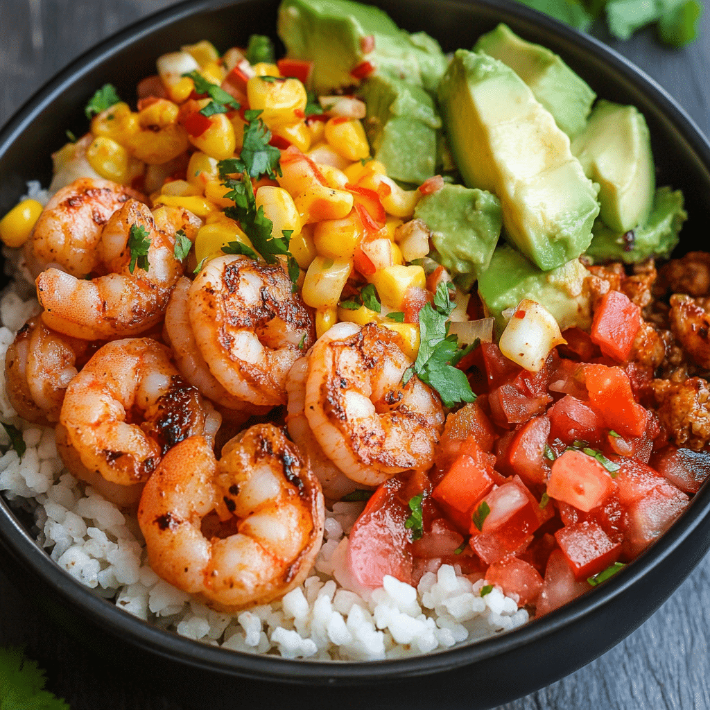 Shrimp Burrito Bowls Recipe