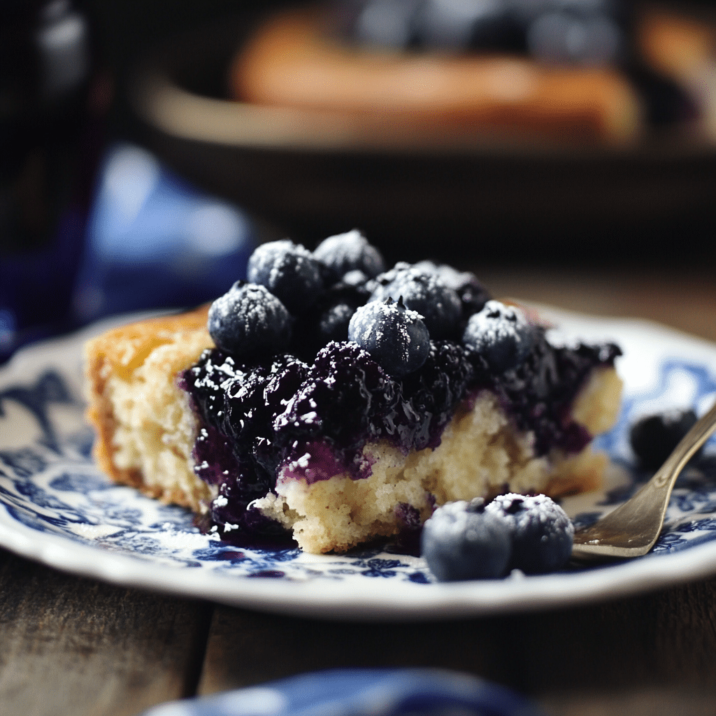 Blueberry Pudding Cake Recipe