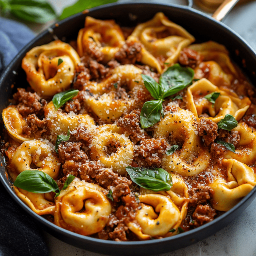 Beef & Parmesan Tortellini Recipe